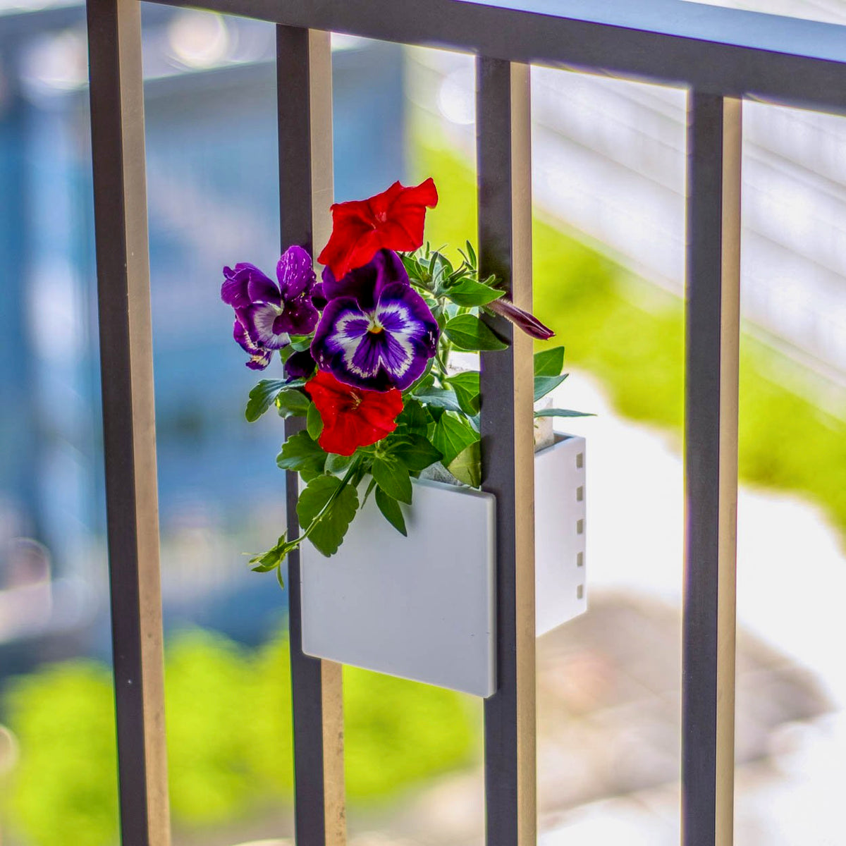 balcony railing hanging planter The Sprout Railing Planter – Sprout Planter