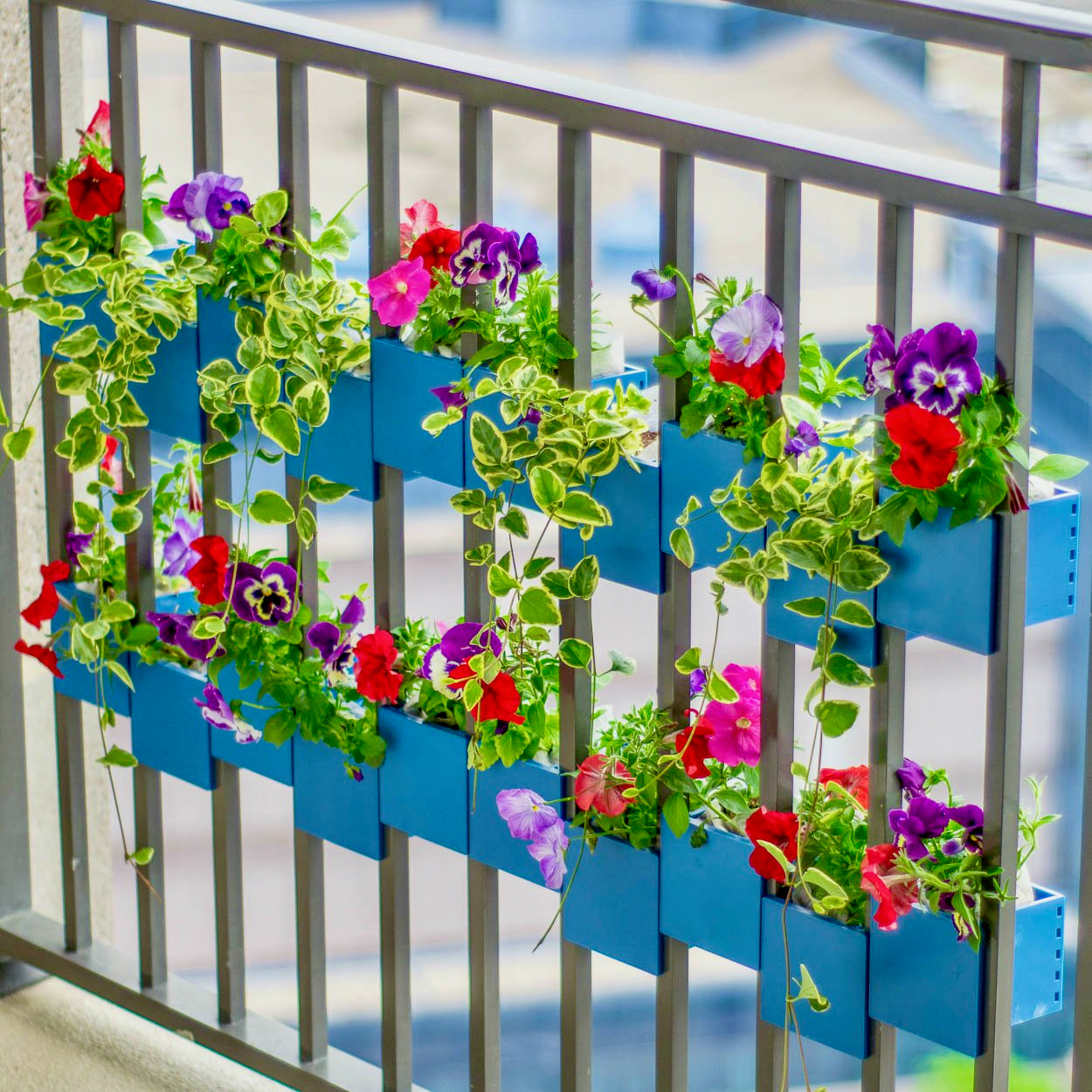 plant pots to hang on railings 20 Railing Planters – Wraparound Porch & Large Balcony Sets – Sprout Planter