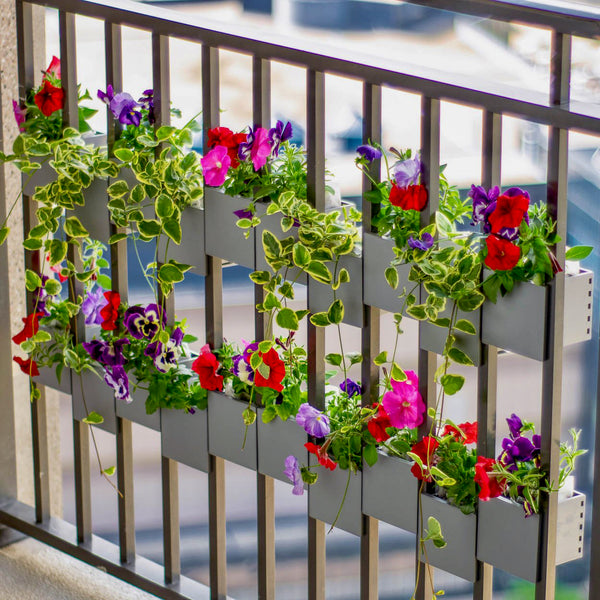 planter boxes that hang on railings 20 Railing Planters – Wraparound Porch & Large Balcony Sets – Sprout Planter